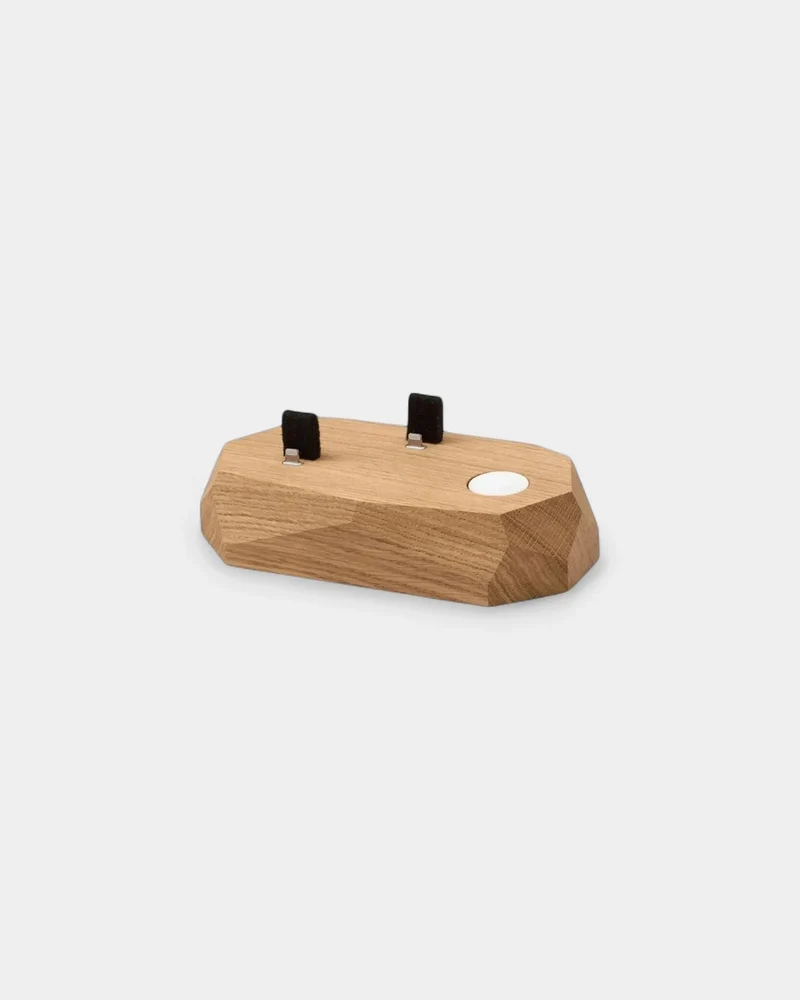 Cargador de inducción de madera 3 en 1 personalizable