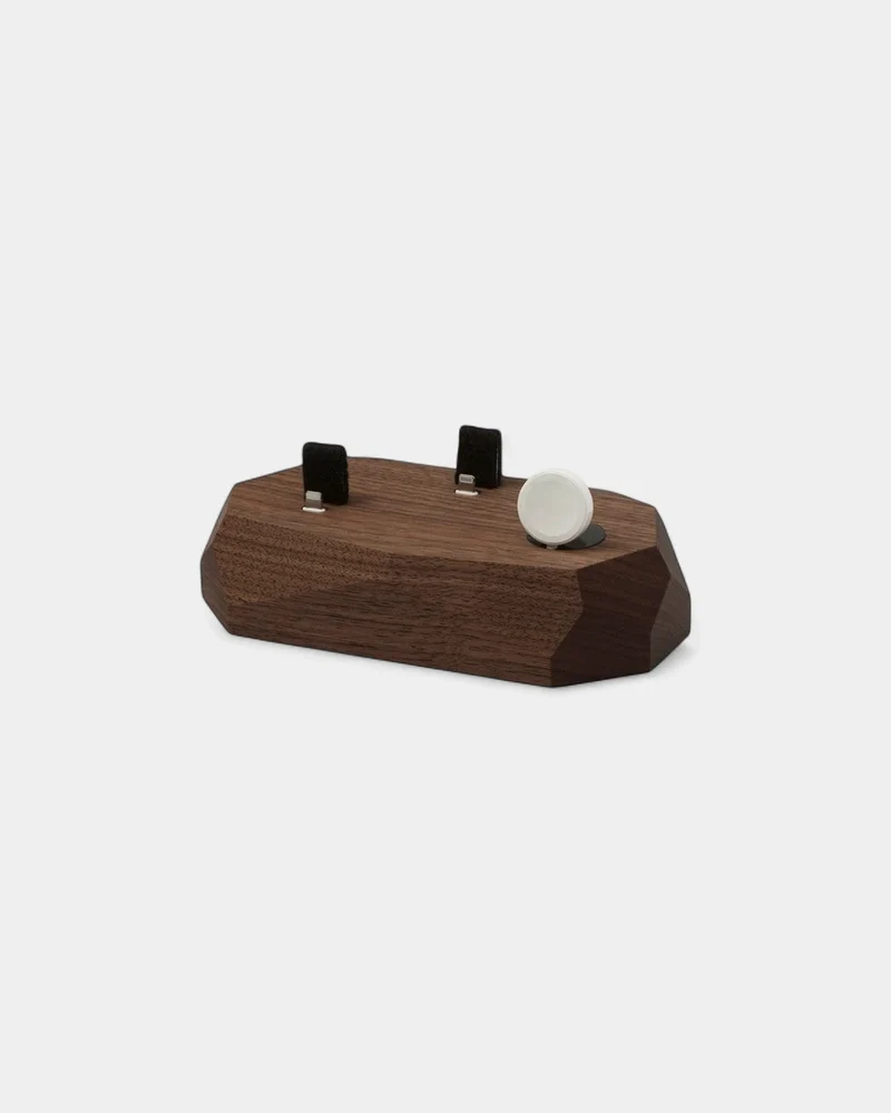 Cargador de inducción de madera 3 en 1 personalizable