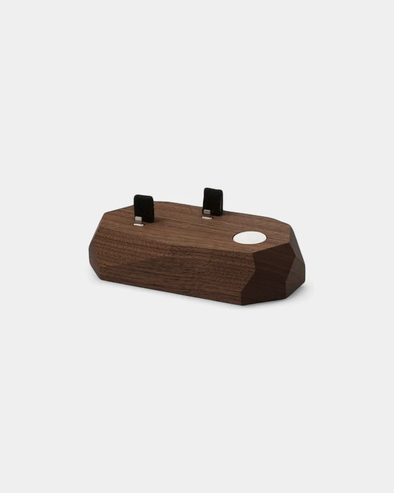 Cargador de inducción de madera 3 en 1 personalizable