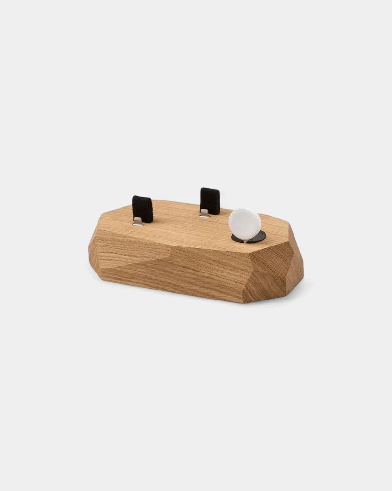 Cargador de inducción de madera 3 en 1 personalizable