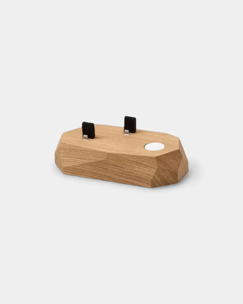 Cargador de inducción de madera 3 en 1 personalizable