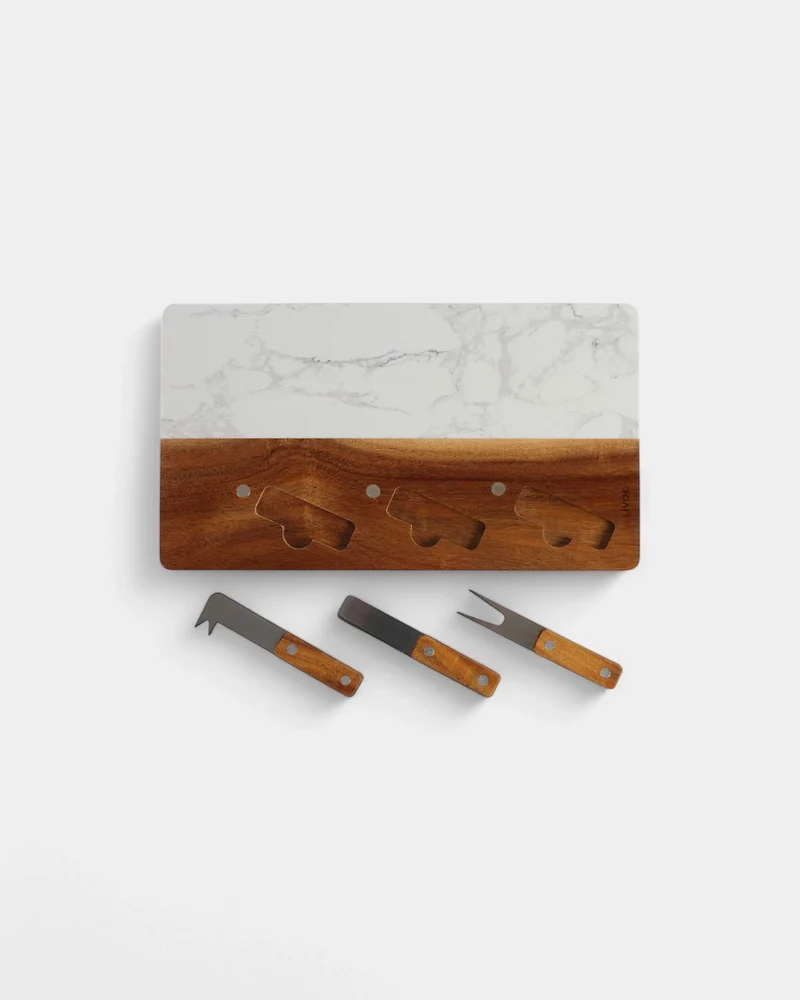 Tabla de queso de madera personalizable