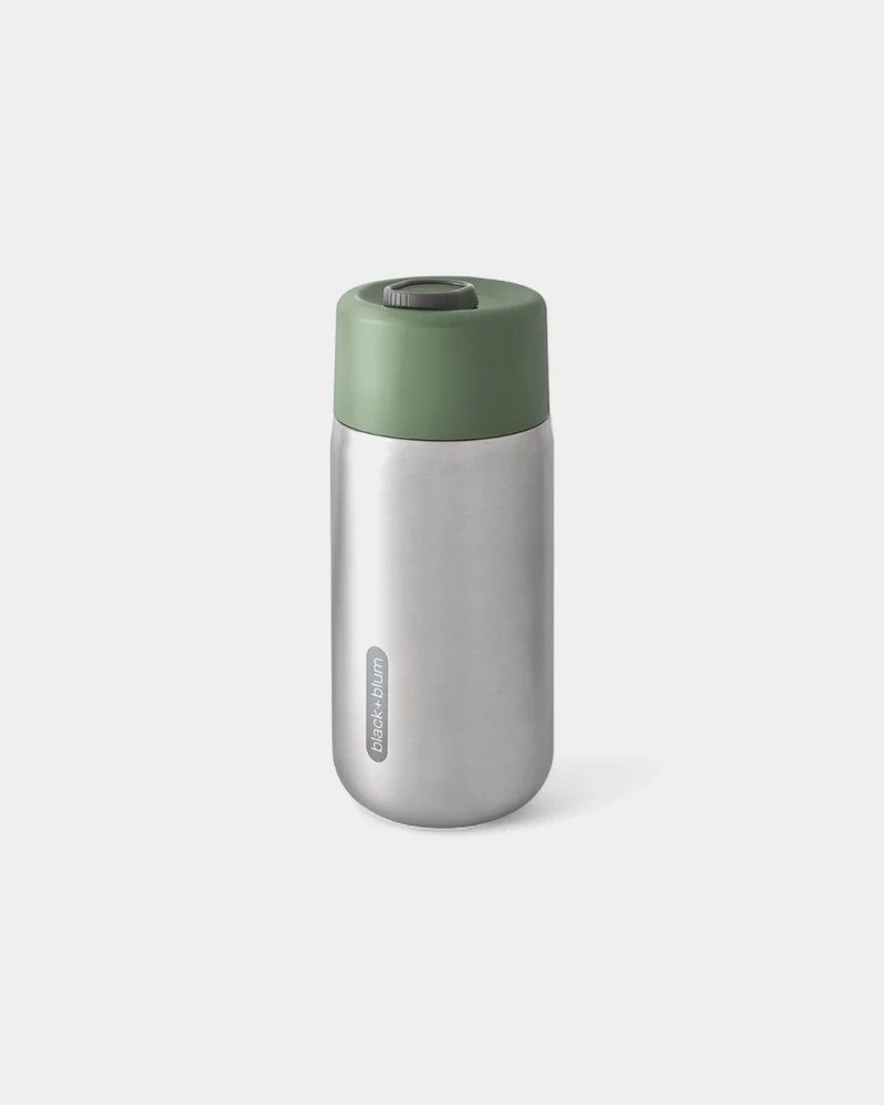 Cantimplora de viaje de acero inoxidable personalizable