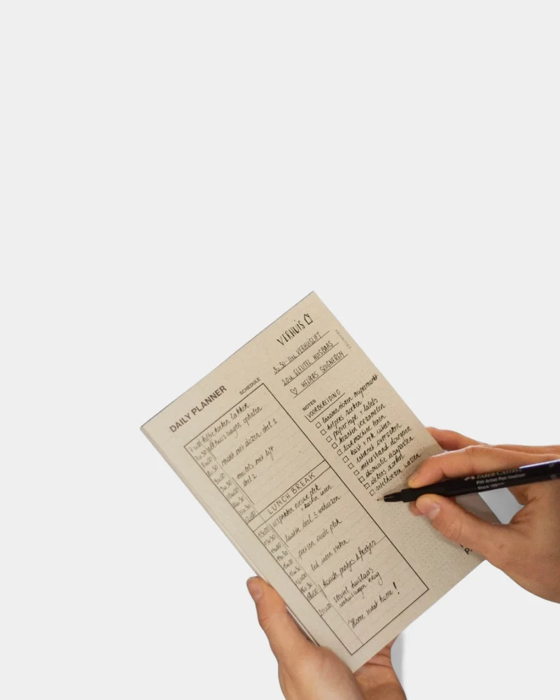 Planificador diario personalizable