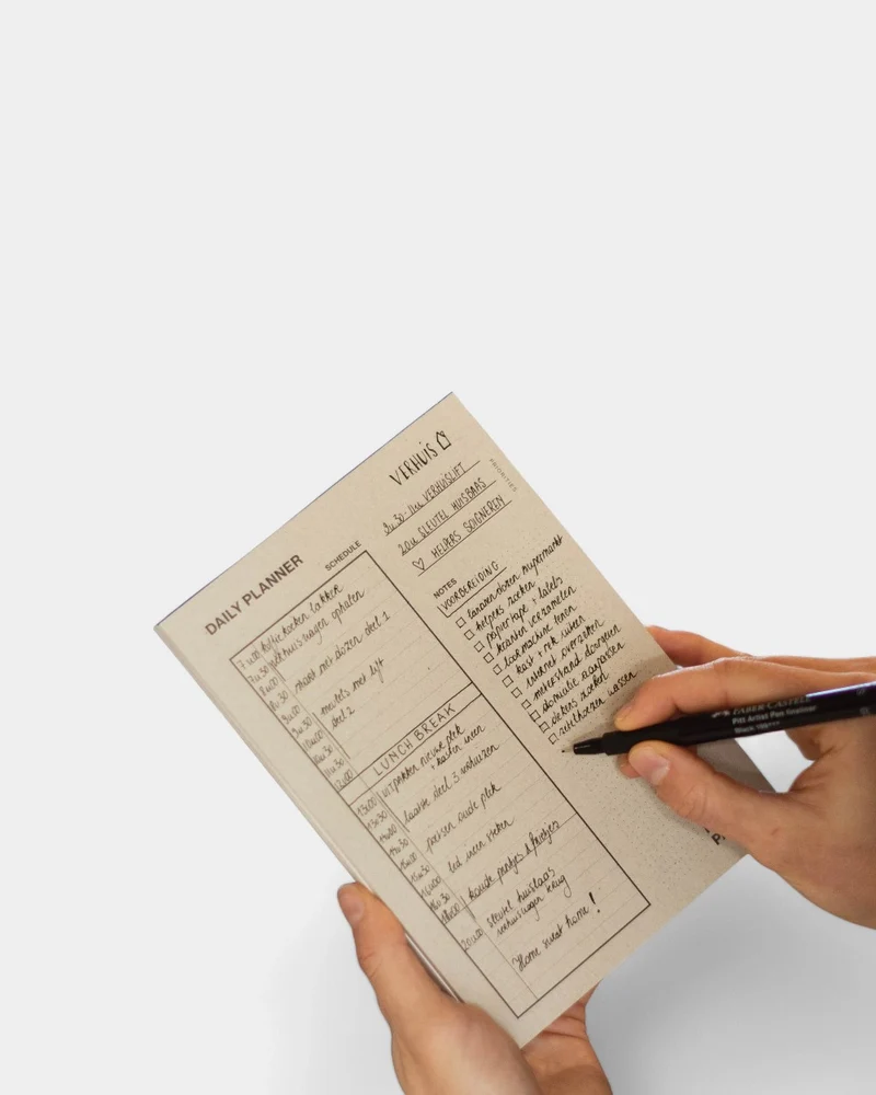 Planificador diario personalizable