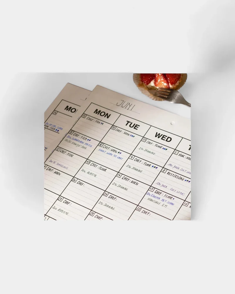 Planificador personalizable