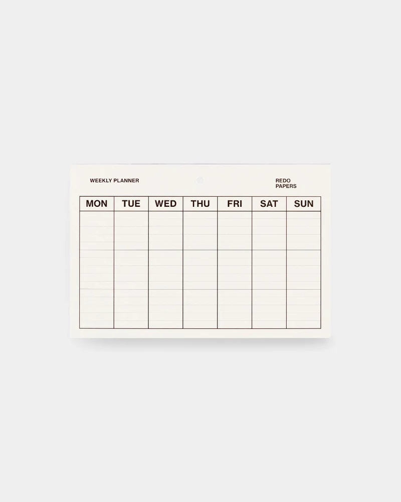 Planificador personalizable