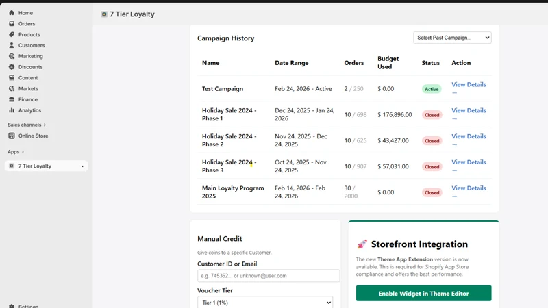 Profit Saver: 7‑Tier Loyalty