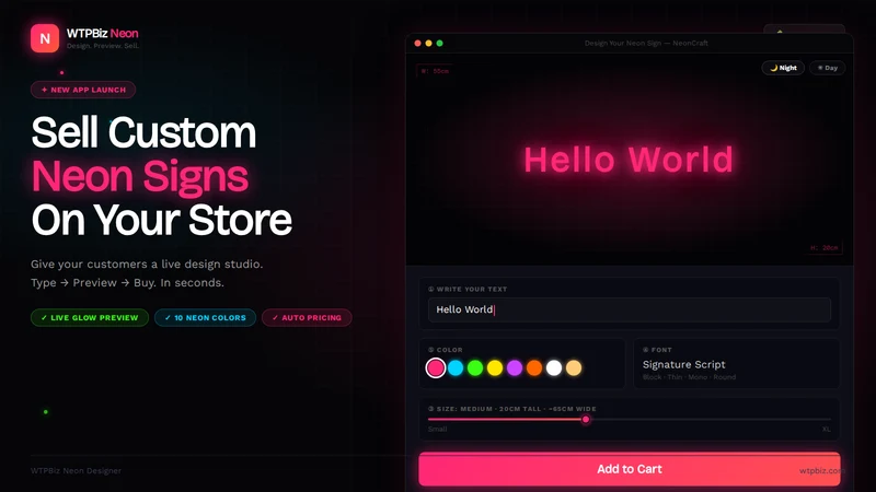 WTPBiz Neon Designer