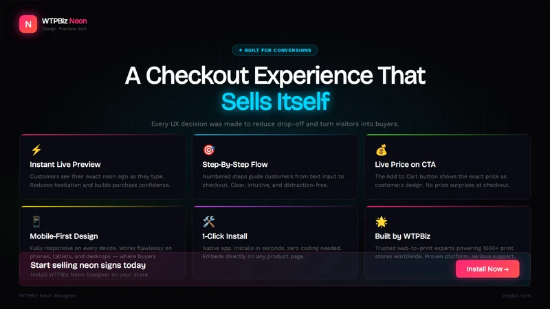 WTPBiz Neon Designer