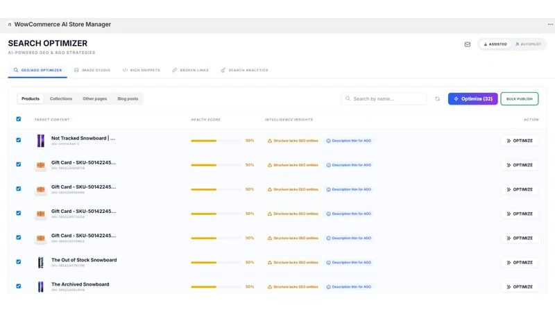 WowCommerce AI Store Manager