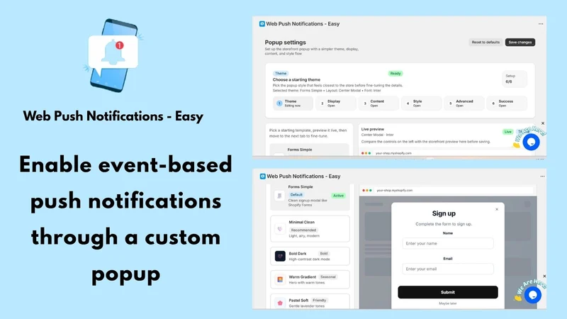 Web Push Notifications ‑ Easy