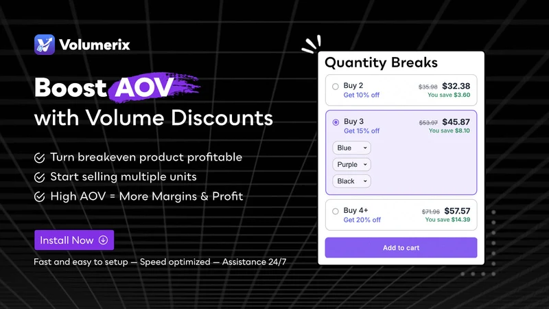 Volumerix Quantity Breaks