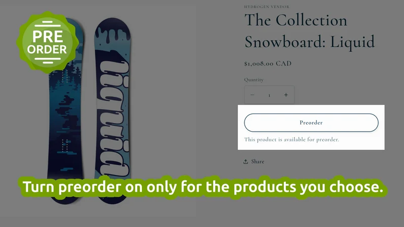 Super Simple Preorder