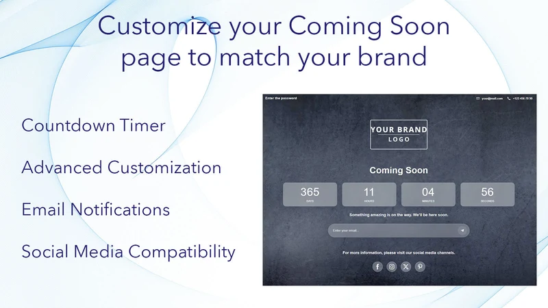 Soonify: Coming Soon