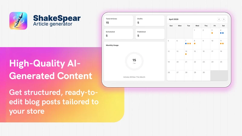 ShakeSpear: AI SEO Blog Writer