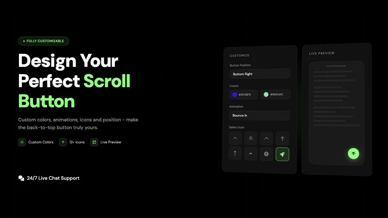 Scrollify: Back To Top Button