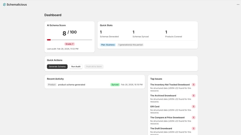 Schemalicious JSON‑LD Schema