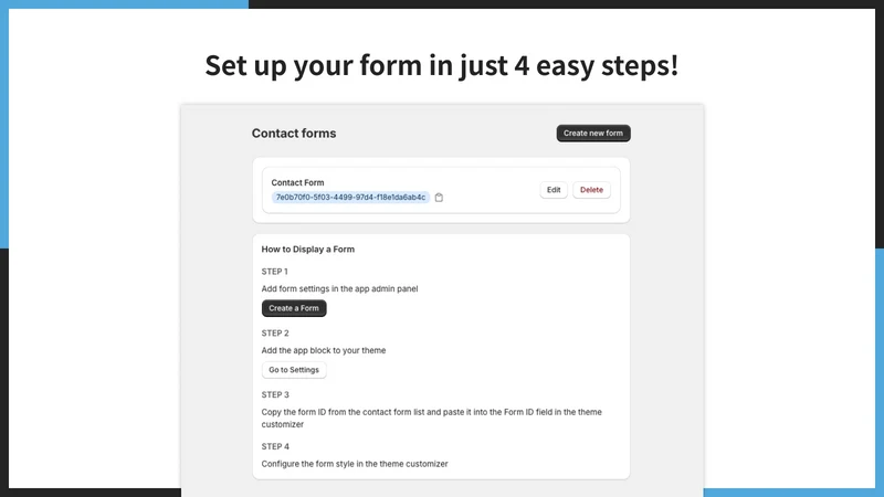 UR: Contact Form Builder