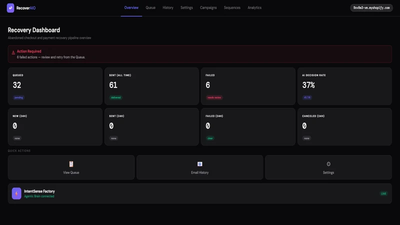 RecoverAIO: Revenue Recovery