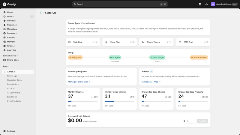 XInfer.AI ‑ AI Sales Agent