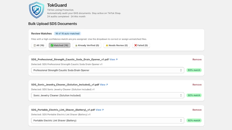 TokGuard: TikTok SDS Audit