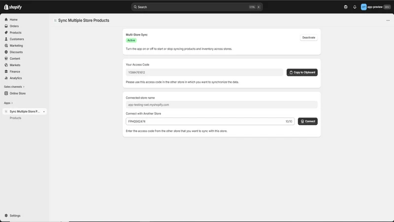 Secure Multi‑Store Sync