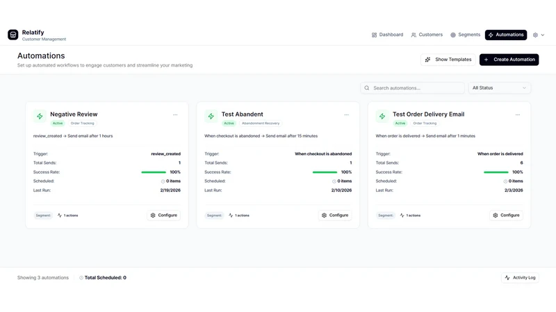 Relatify CRM & Email Marketing