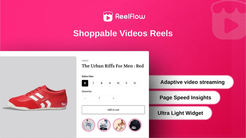 ReelFlow ‑ Shoppable Videos