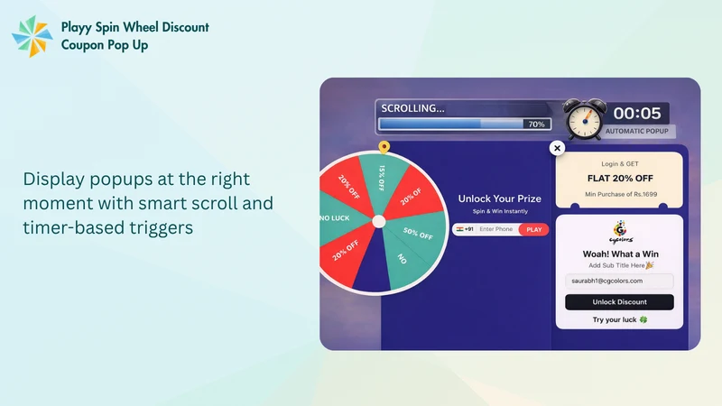 Playy Spin Wheel Discount Code