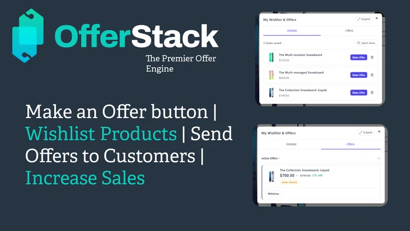 OfferStack ‑ Wishlist & Offers