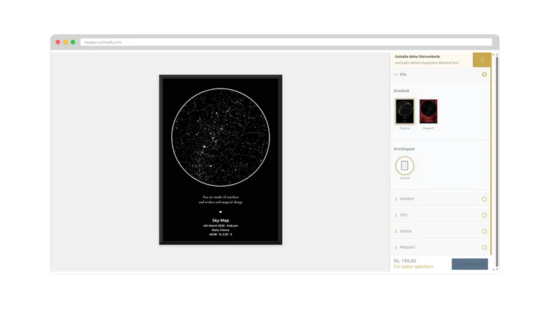 Starmap: Star Map Customizer