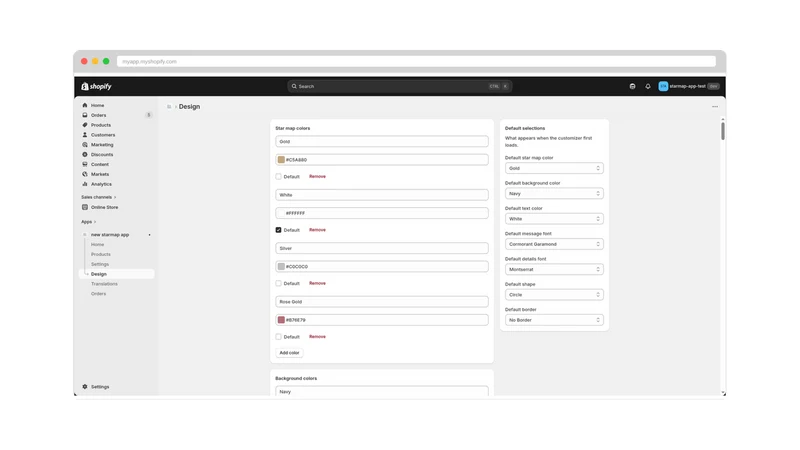 Starmap: Star Map Customizer