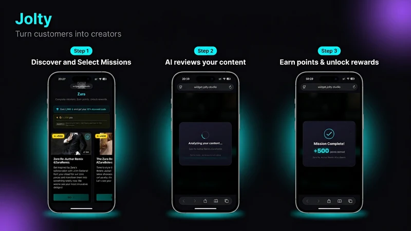 Jolty: Gamified UGC Engine