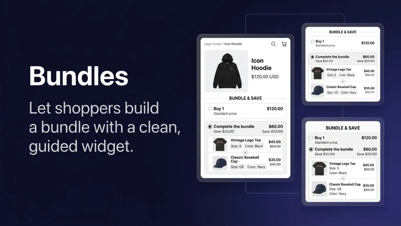 GoSho Bundles & Upsells
