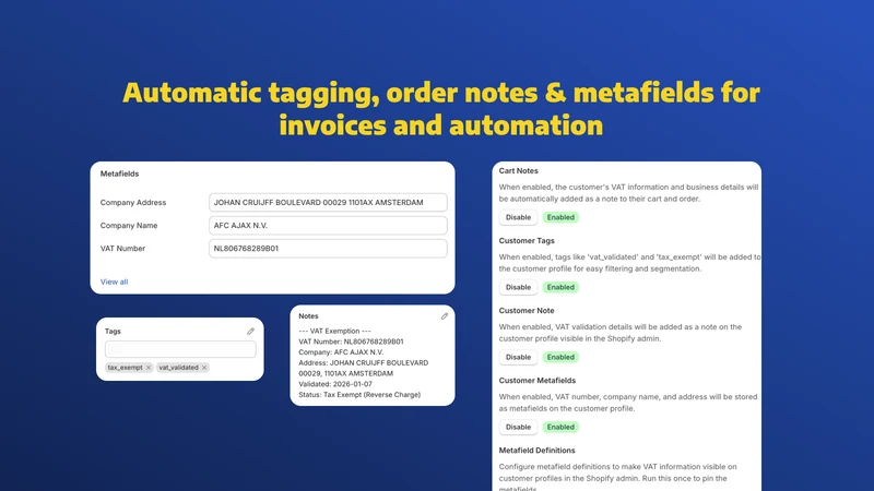EU VAT Tax Exemption By DApps