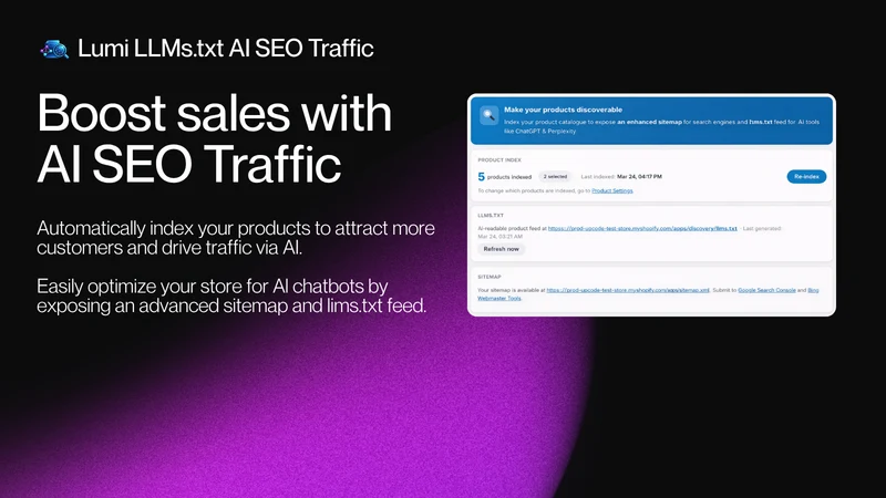 Lumi llms.txt – AI SEO Traffic
