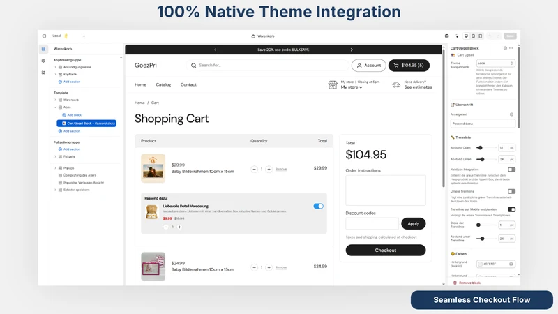 Cart Upsell