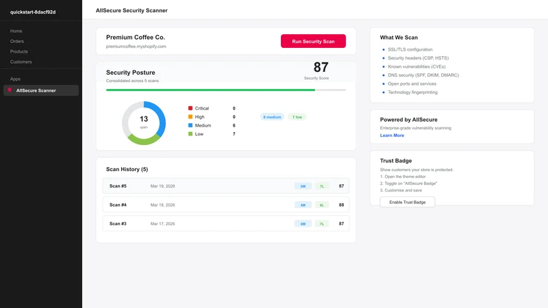 AllSecure Security Scanner