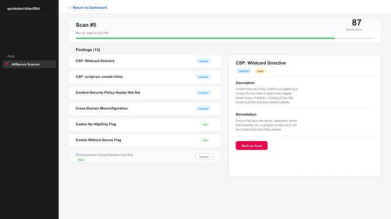 AllSecure Security Scanner