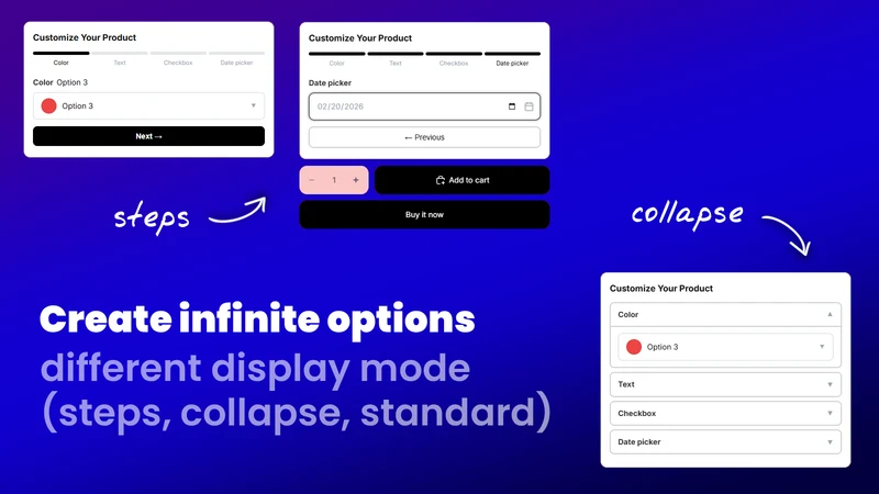 Advanced Product Options
