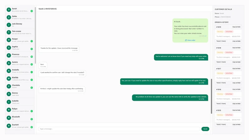 Pakora ‑ Whatsapp Automation