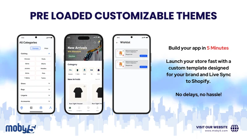 Moby5 ‑ Mobile App Builder