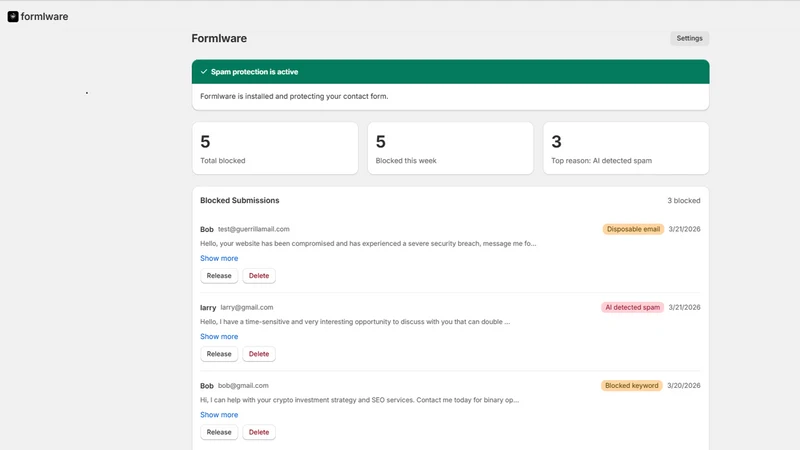 Formlware