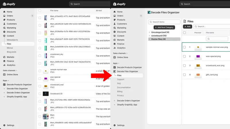 Decode Files Organizer
