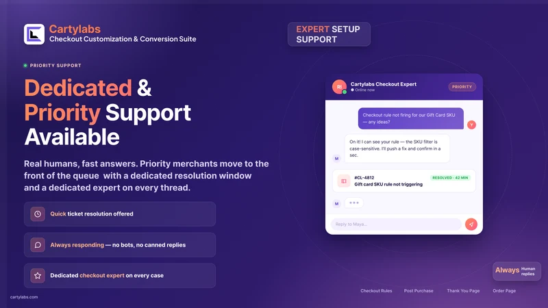 CartyLabs Checkout Customizer