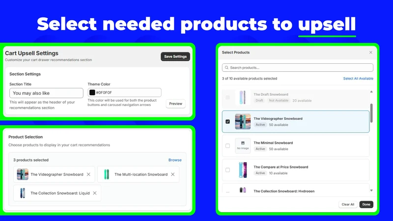 Growify Cart Upsell