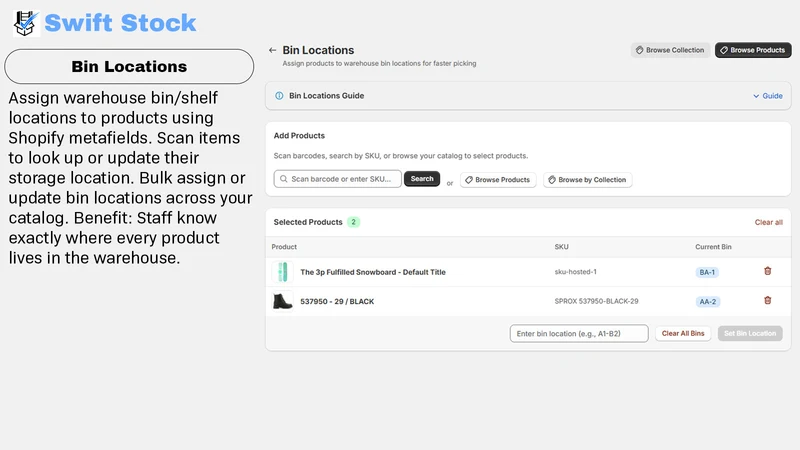 Swift Stock: Stocktake & Count