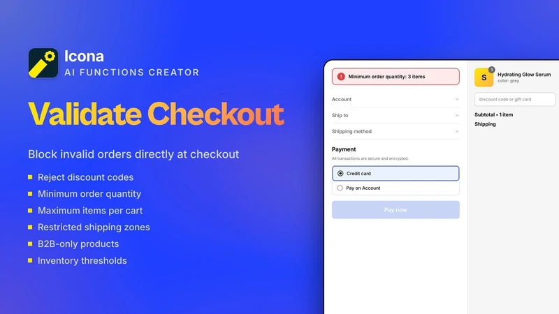 Icona: AI Functions Creator