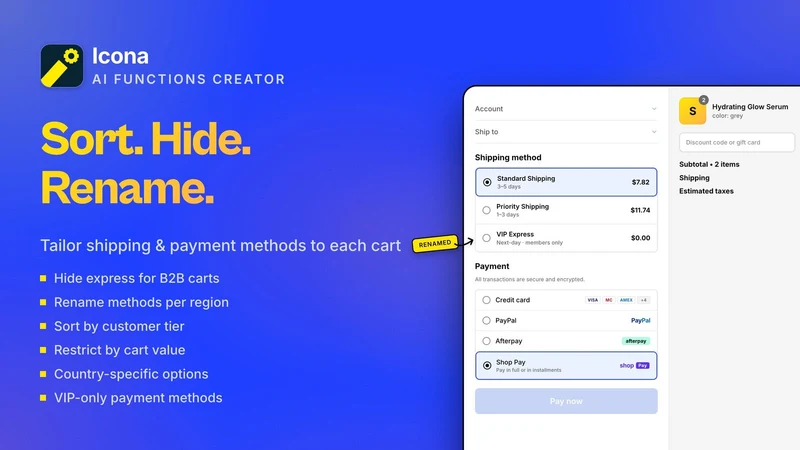 Icona: AI Functions Creator